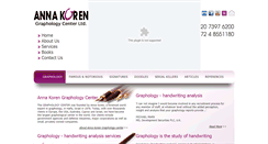 Desktop Screenshot of annakoren.com